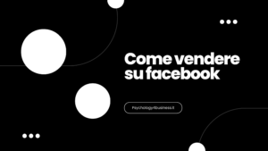 come vendere su facebook